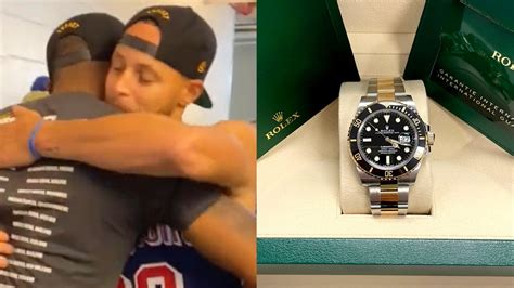 steph gifts rolex|Steph Curry Gifts Draymond Green, Andre Iguodala Rolexes .